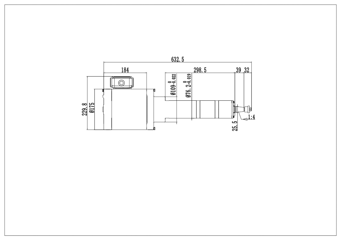 精密平面磨床主軸
